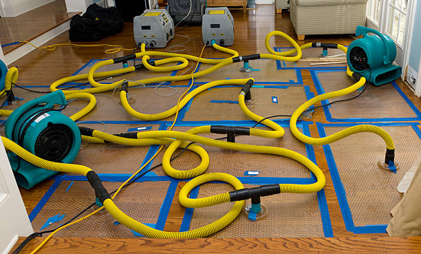 Professional Crawl Space Water Removal technician working in Raymond, OH